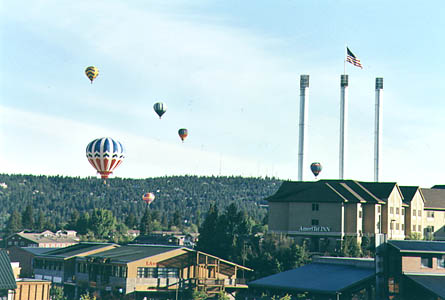 Balloon Over Old Mill District