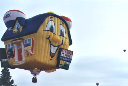 Walking inside balloon