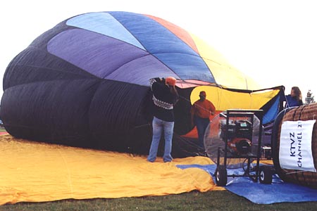 Walking inside balloon