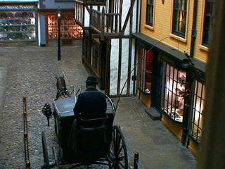 Recreated street scene - Castle Museum