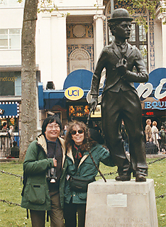 Wes, Linda and Charlie in London