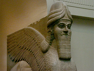 Assyrian gate figure