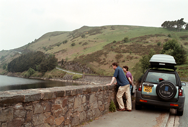 Paul & Bev at a reservoir in W. Wales