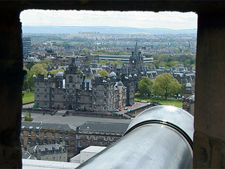 Southward view, Edinburgh Castle