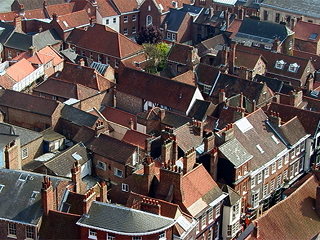 York England rooftops