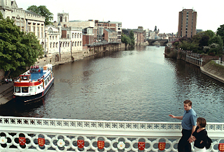 Bridge over river Ouse - York, England